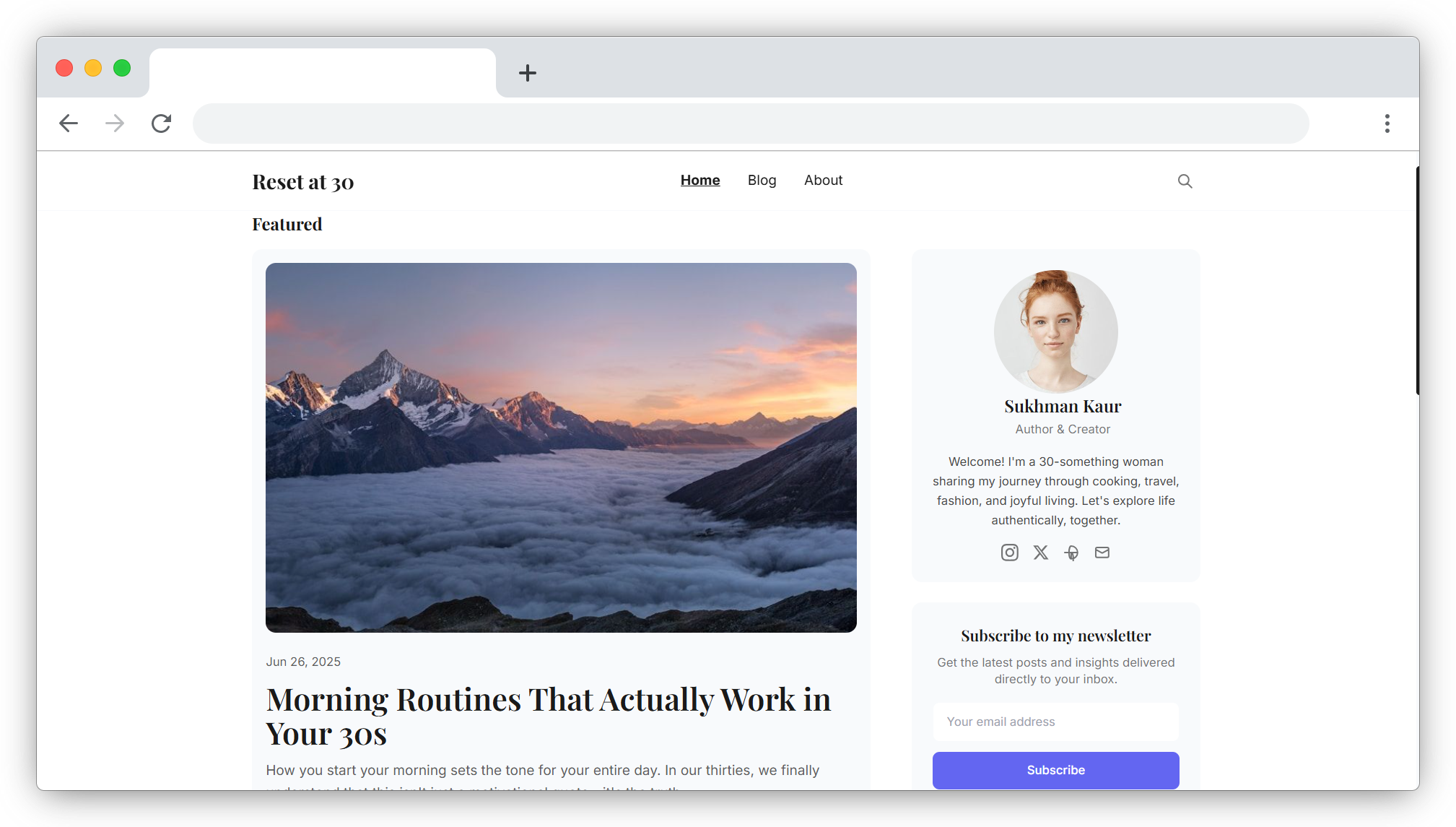 AstroBlog - Modern Blog Platform